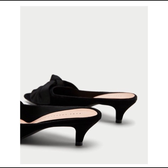Zara Kitten Heel Mules - Picture 5 of 7